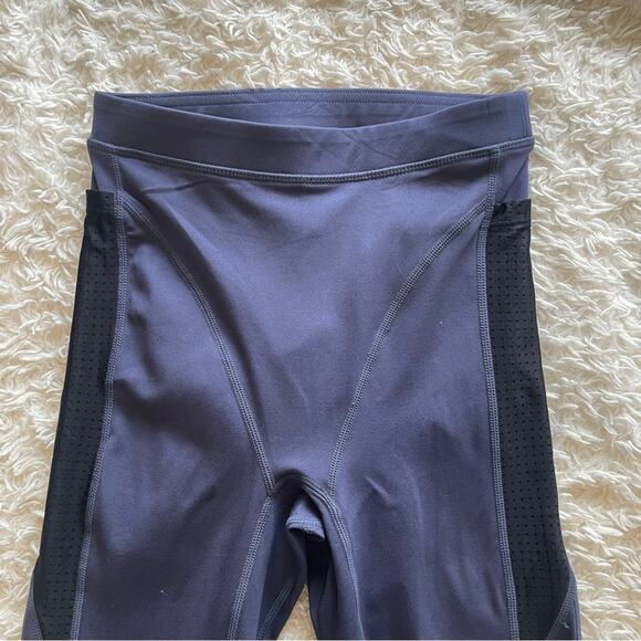 Fabletics High-Waisted Motion365 Spin 7/8  Dark Grey Black Mesh Size XXS - Picture 5 of 8